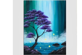 Paint Nite: Butterfly Falls (Ages 6+)
